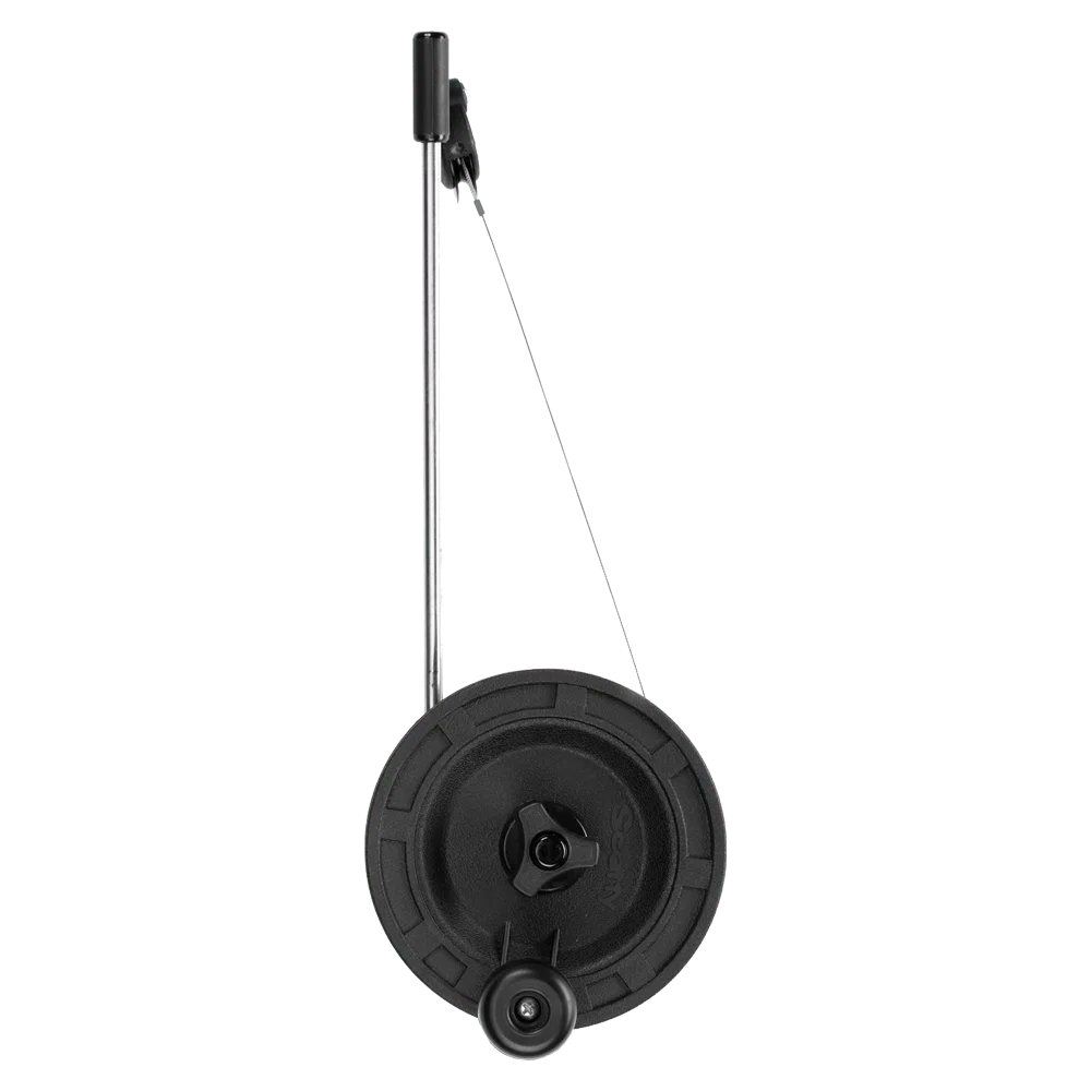 1073DP – SCOTTY INC. Downrigger, Manual Operation Up To 4 Pounds Weight Capacity Bracket Mount Black Stainless Steel ...
